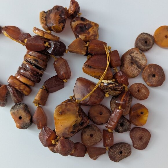unbranded Jewelry - ANTIQUE RAW BALTIC AMBER STONES